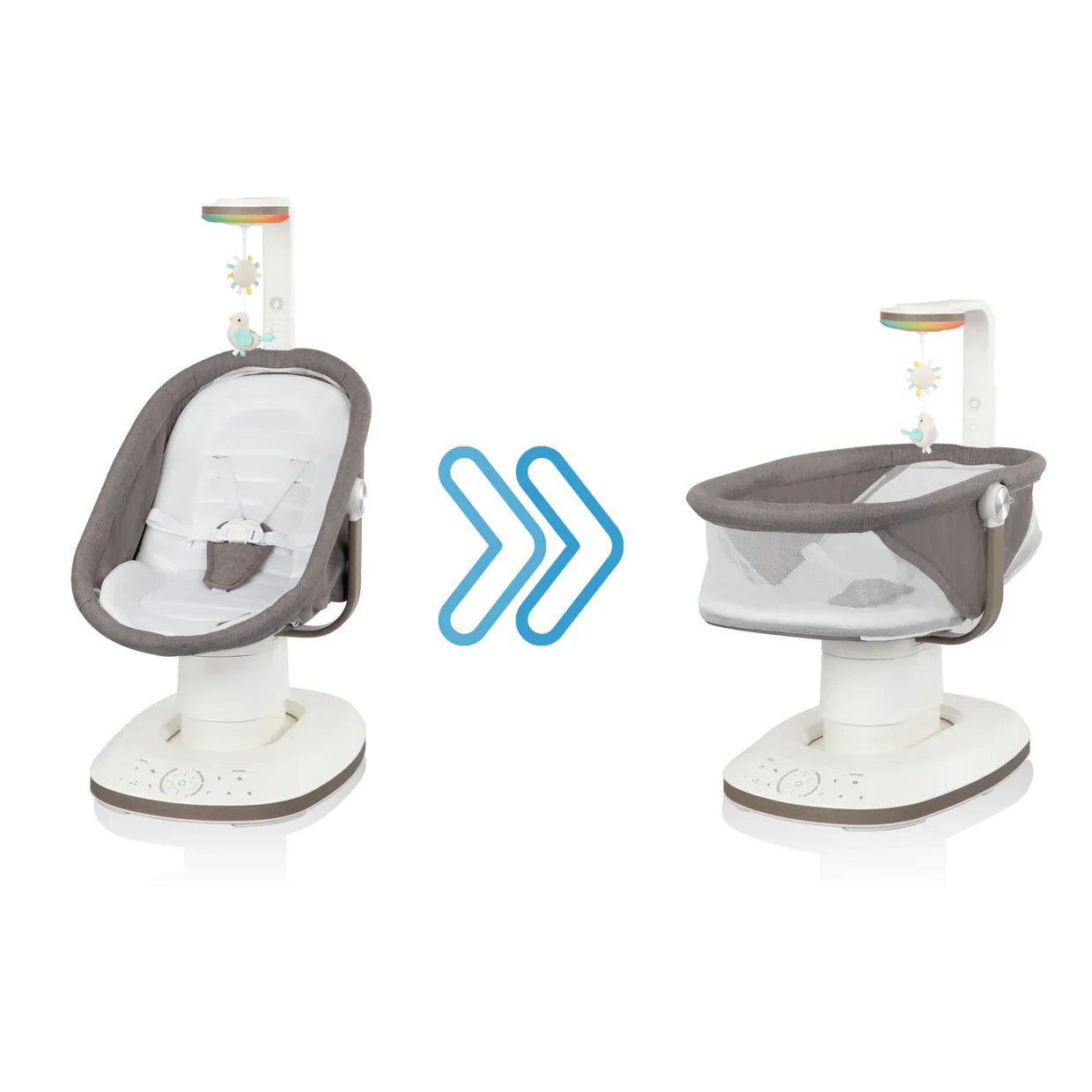 Aevylo 2-in-1 Smart Motion Swing & Soothing Nest