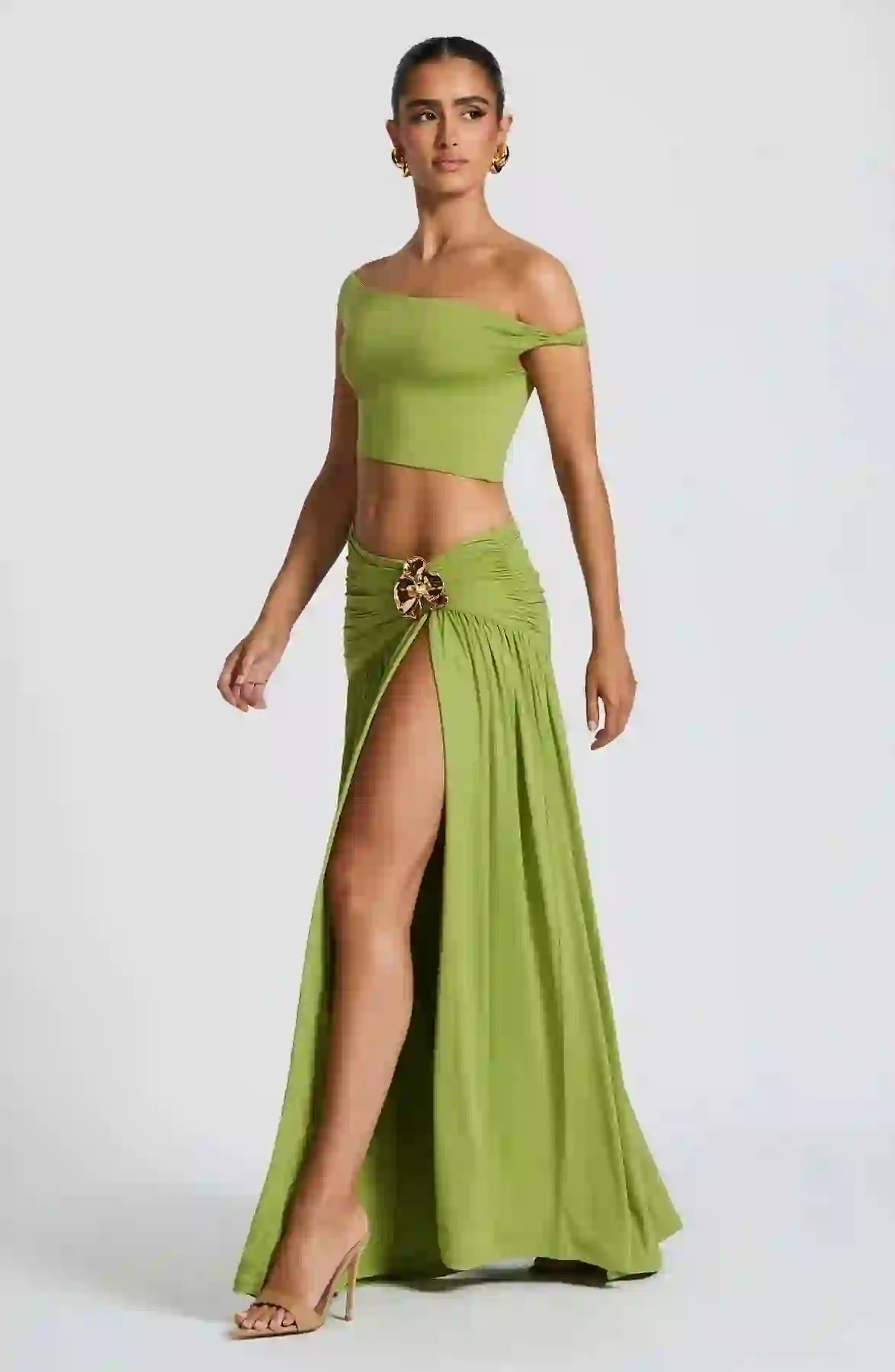 Elegant Maxi Skirt for Women Saira Flowy Long Skirt