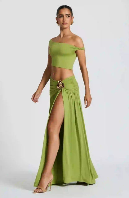 Elegant Maxi Skirt for Women Saira Flowy Long Skirt