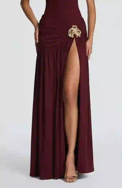 Elegant Maxi Skirt for Women Saira Flowy Long Skirt