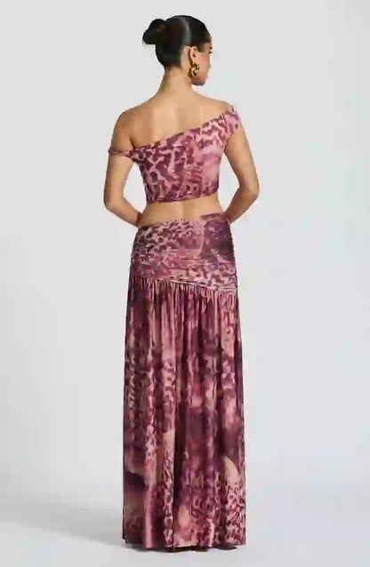 Elegant Maxi Skirt for Women Saira Flowy Long Skirt
