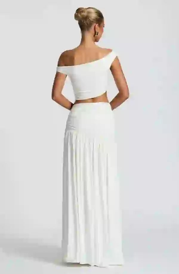 Elegant Maxi Skirt for Women Saira Flowy Long Skirt